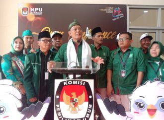 Diiringi Hadroh, PKB Jalan Kami Menuju KPU Daftarkan 50 Bacaleg