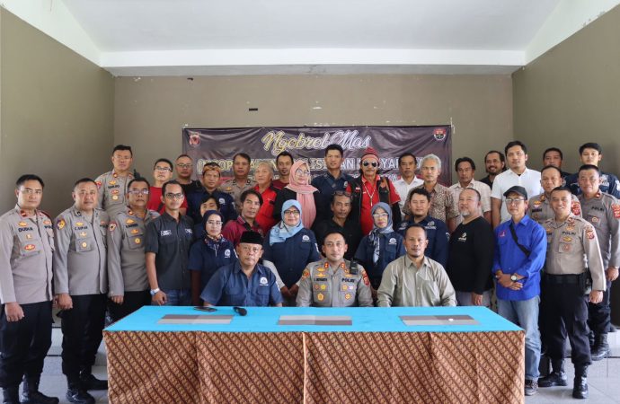 Kapolres Majalengka “Ngobrol Mas” Dengan Media Pokja