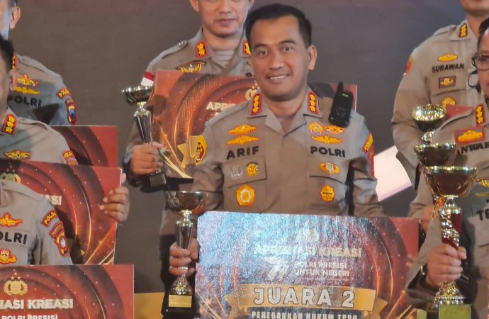 Polresta Cirebon Raih Penghargaan Pemenang Lomba TPPO Dari Kapolri