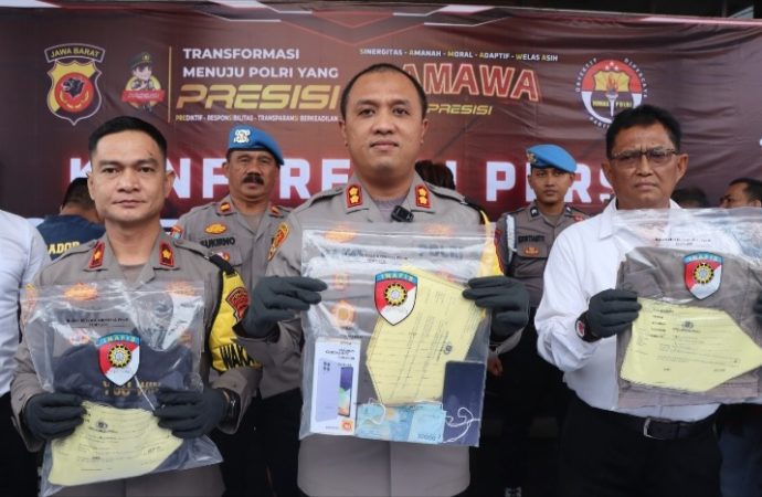 Polres Cirebon Kota Gelar Press Release Ungkap Kasus Jambret Viral di Medsos