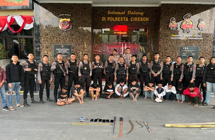 Lagi dan Lagi, Tim Raimas Macan Kumbang 852 Polresta Cirebon Gagalkan Aksi Tawuran