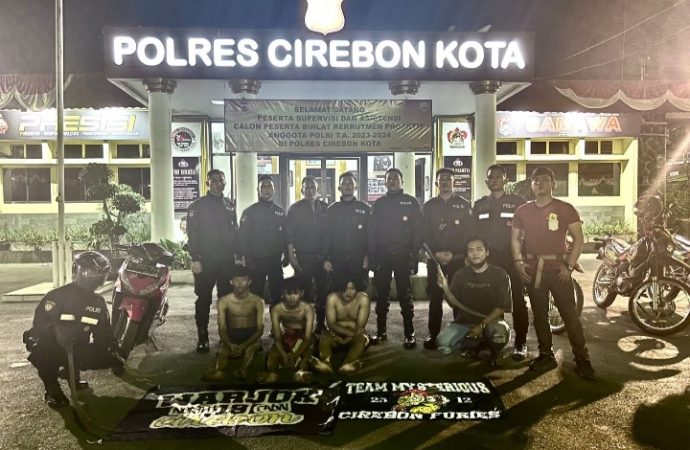 Terlibat Tawuran Konten,Tiga Orang Diamankan Tim Maung Presisi Polres Ciko dan Polsek Seltim