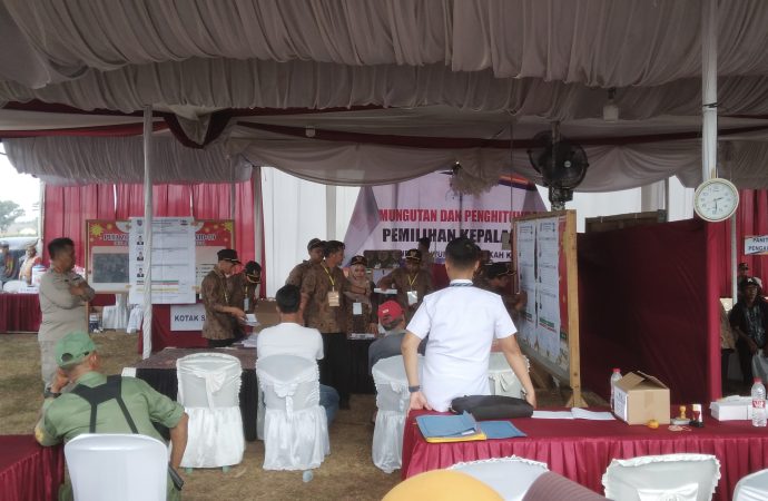 Pilihan Kepala Desa Jenggawur Dimenangkan Ade Guntoro