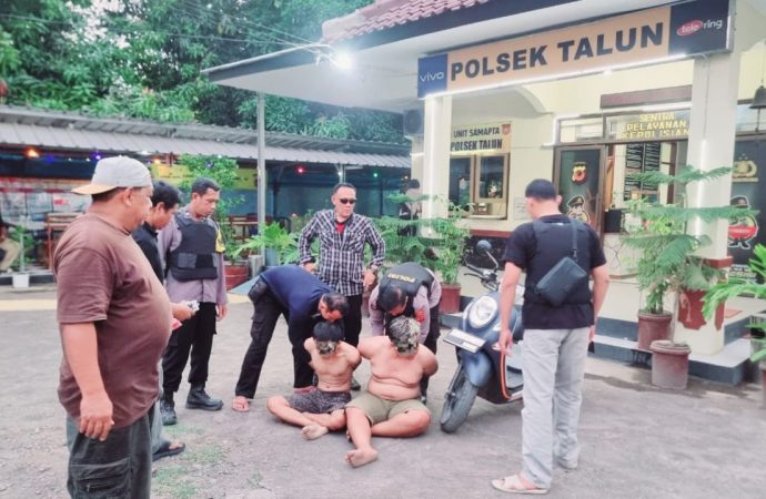 Respon Cepat Polsek Talun Amankan 2 Pelaku Pencurian Sepeda Motor