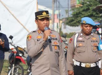 Kapolres Cirebon Kota Pimpin Pelaksanaan Apel Pra Tugas Pengamanan Kampanye Pilwu Serentak