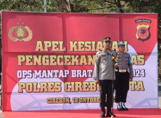 Polres Ciko Gelar Apel Kesiapan Sarpras Ops Mantap Brata Lodaya 2023/2024