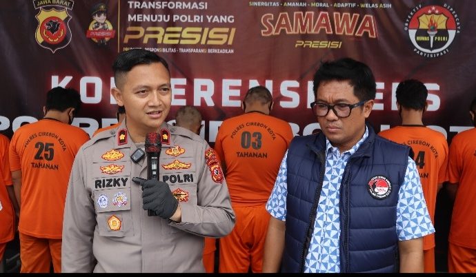 Polres Cirebon Kota Tangkap 12 Pengedar Narkoba