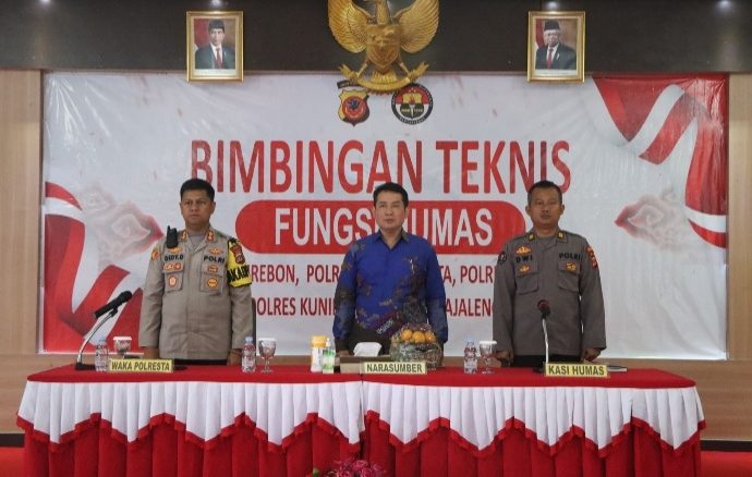 Tingkatkan Kemampuan, Personel Humas se-Ciayumajakuning Ikuti Bimtek di Polresta Cirebon