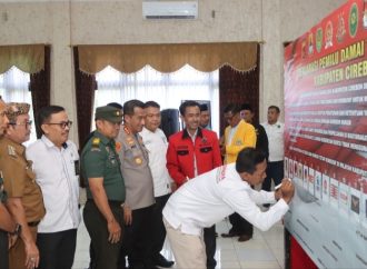 Polresta Cirebon Ikuti Deklarasi Pemilu Damai Serentak se-Indonesia