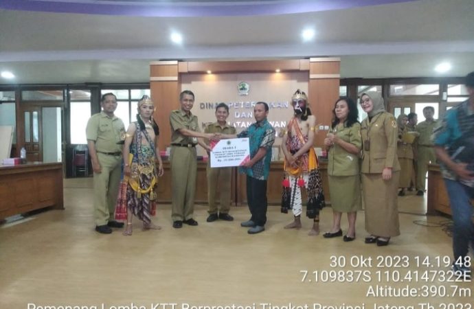 Maendo Jaya Raih Juara 1 KTT Provinsi Jateng