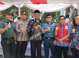 Kapolres Cirebon Kota Hadiri Apel Gabungan Sertijab Wali Kota Cirebon