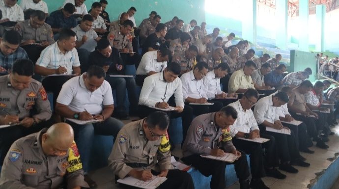 Ratusan Personel Polres Cirebon Kota Laksanakan Tes Psikologi