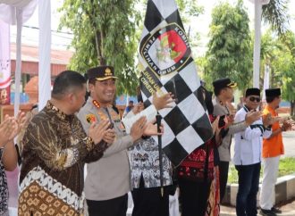 Kapolresta Cirebon Hadiri Acara Kirab Pemilu 2024
