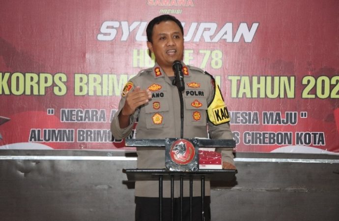 Polres Cirebon Kota Gelar Syukuran HUT Brimob ke-78 Tahun 2023