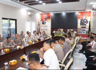 Polres Cirebon Kota Ikuti Video Conference Anev Kamtibmas Mingguan Pimpinan Wakapolda Jabar