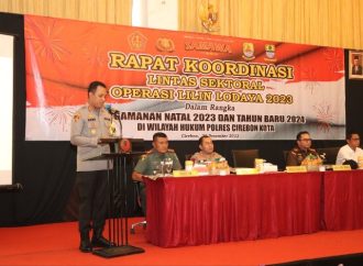 Polres Cirebon Kota Gelar Rakor Lintas Sektoral Jelang Nataru