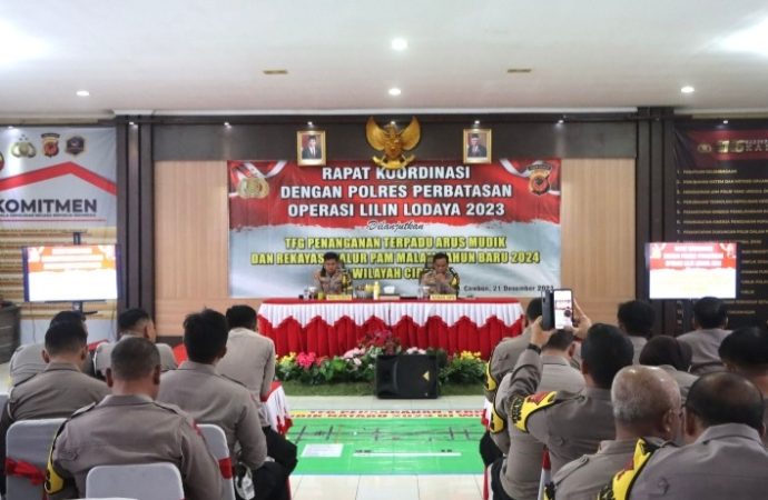 Polresta Cirebon Bahas Pengamanan Operasi Lilin Lodaya dengan Polres Sekitar