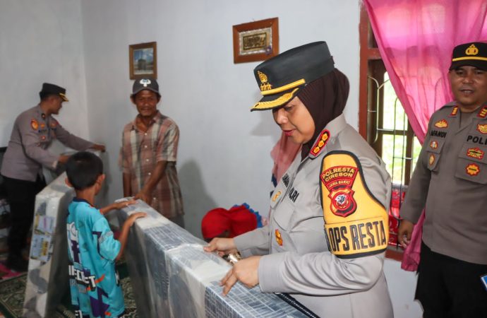 Kapolresta Cirebon Resmikan Rumah Program Bantuan Rumah Tidak Layak Huni