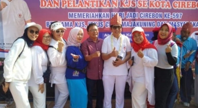 Yayasan Jantung Sehat Gelar Senam massal dan Pelantikan KJS se-Kota Cirebon