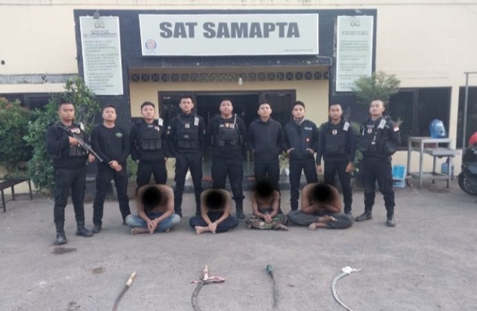 Tim Patroli Raimas Macan Kumbang 852 Gagalkan Tawuran di Kecamatan Talun