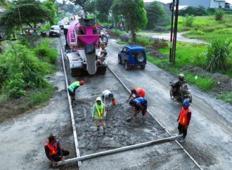 Paket Pekerjaan Pelebaran Jalan Semboja-Randusari Gunakan Rigid Beton