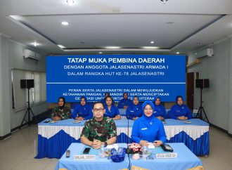 HUT ke-78 Jalasenastri Danlanal Cirebon Ikuti Vicon bersama Pangkoarmada I