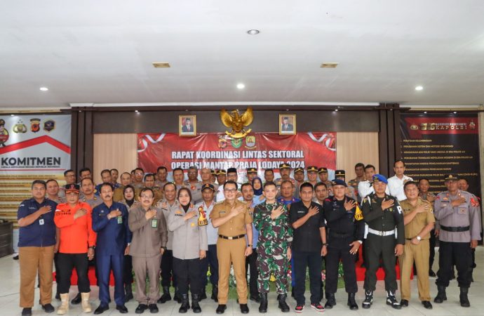Polresta Cirebon Gelar Rapat Koordinasi Lintas Sektoral Pengamanan Pilkada Serentak 2024