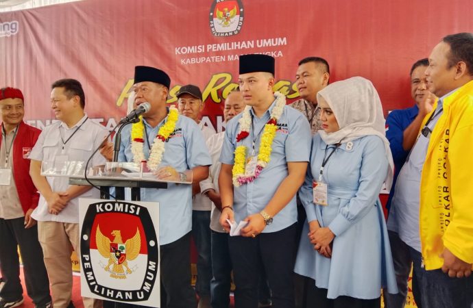 KPU Majalengka Terima Pendaftaran Calon Bupati Eman-Dena