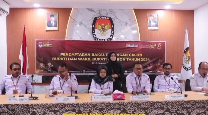 KPU Terima Pendaftaran 4 Pasangan Bakal Calon Bupati dan Wakil Bupati Cirebon