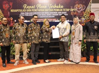 KPU Kabupaten Cirebon Gelar Pleno Terbuka Penetapan DPT