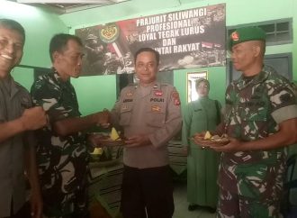 Koramil 1225 Cipatujah Giat Laksanakan Tasyakuran Di HUT TNI Yang Ke 79.