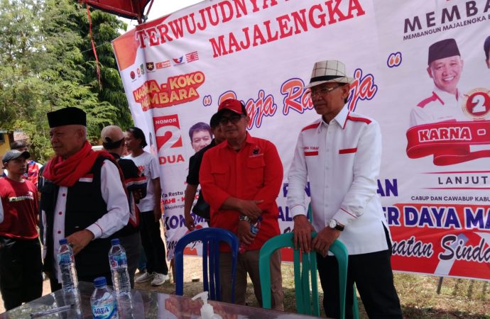DPP PDI Perjuangan Monitoring Kampanye Karna-Koko di Majalengka