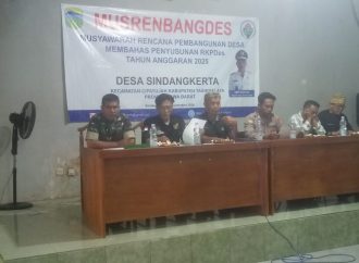 Musrenbangdes Desa Sindangkerta dalam Penyusunan RKPDes TA 2025