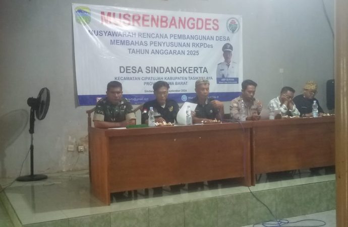Musrenbangdes Desa Sindangkerta dalam Penyusunan RKPDes TA 2025