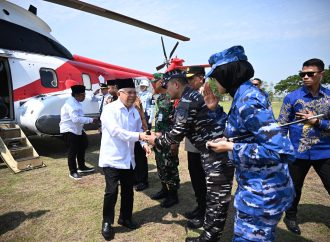 Danlanal Cirebon Sambut Kunjungan Wakil Presiden RI
