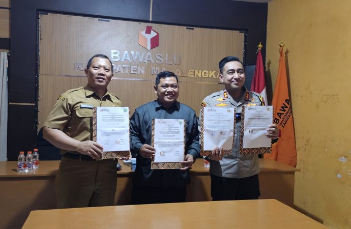 Bawaslu, Polres dan Diskominfo Majalengka Sepakat Awasi Medsos Pilkada Serentak 2024