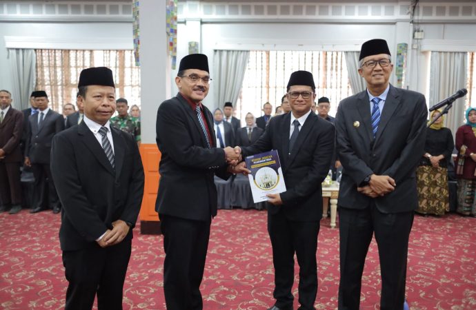 Pj Sekda Iing Daiman Resmi Dilantik Pj Walikota