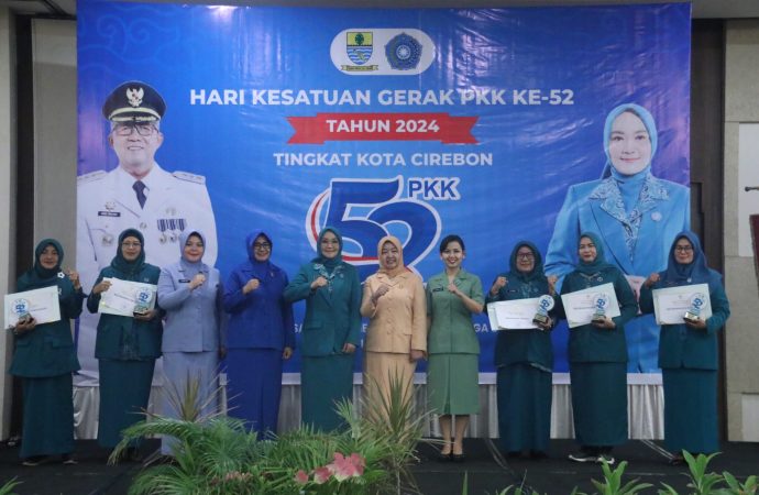 Pj Walikota Cirebon Hadiri Peringatan Hari Kesatuan Gerak PKK th.2024