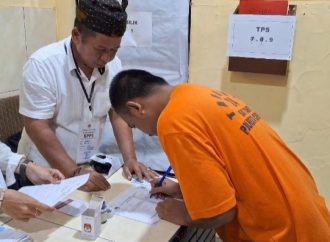 PPK Sumber bersama Polresta Cirebon Fasilitasi Tahanan Dalam Laksanakan Hak Pilih
