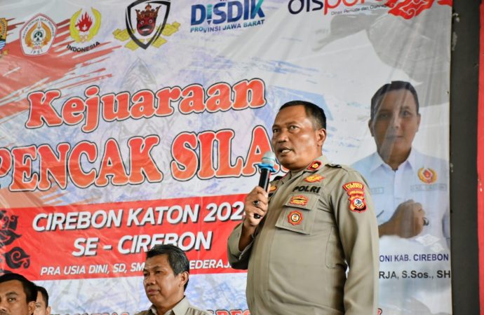 Kasat Binmas Polresta Cirebon Hadiri Pembukaan Kejuaraan Pencak Silat 2024