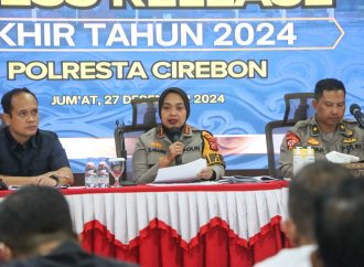 Kasus Pidana di Wilayah Hukum Polresta Cirebon Selama 2024 Berkurang Signifikan