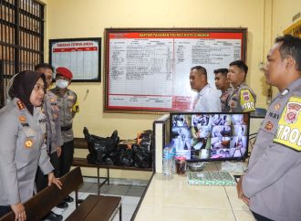 Kapolresta Cirebon Laksanakan Pengecekan Ruang Tahana