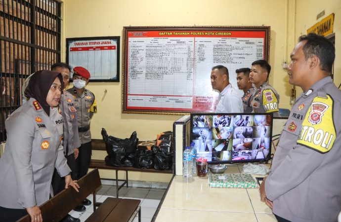 Kapolresta Cirebon Laksanakan Pengecekan Ruang Tahana