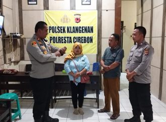 Polsek Klangenan Pertemukan Anak Hilang dengan Orang Tuanya