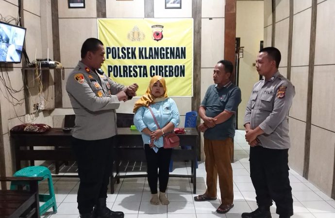 Polsek Klangenan Pertemukan Anak Hilang dengan Orang Tuanya