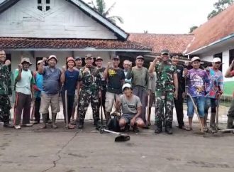 Koramil 1225/Cipatujah Ajak Warga Kalaksanan Ciptakan Lingkungan  Bersih dan Rapih