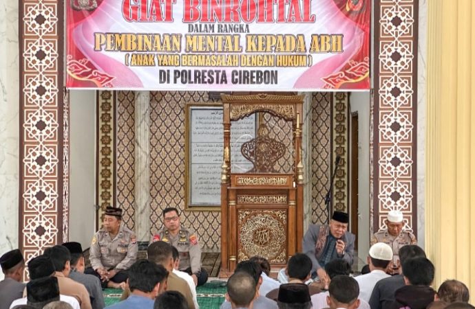 Polresta Cirebon Gelar Binrohtal dan Pembinaan Mental  Anak Berhadapan dengan Hukum