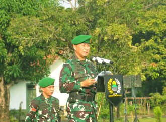 Pengibaran Bendera Merah Putih Tiap Tanggal 17 Dipimpin Danrem