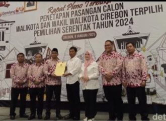 KPU Kota Cirebon Laksanakan Penetapan Hasil Pilkada Serentak Kora Cirebon
