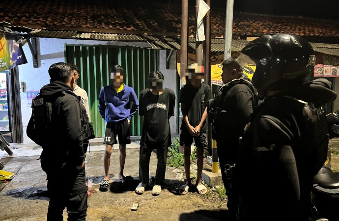 Raimas Macan Kumbang 852 Polresta Cirebon Gagalkan Tawuran di Kecamatan Panguragan